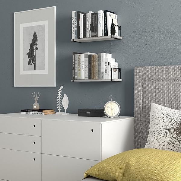 Wallniture Avila - Estantería para pared (2 unidades), color blanco - Image 8