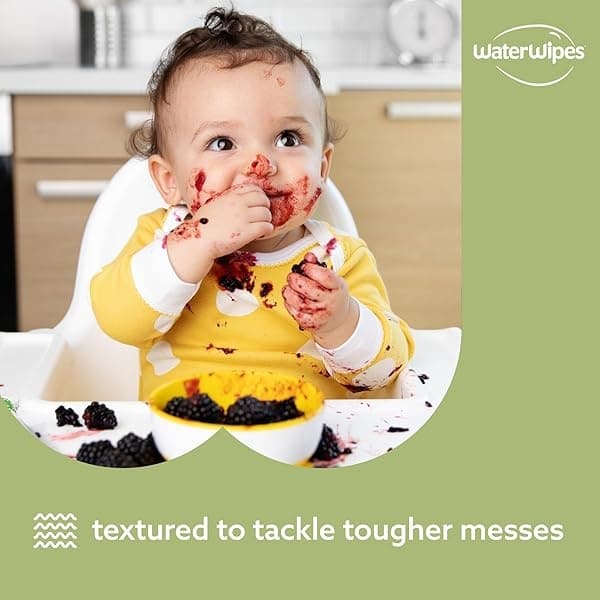 WaterWipes Hand Face Baby Wipes With Soapberry - 240 Wipes (4 Pack Of 60Count) - Image 5