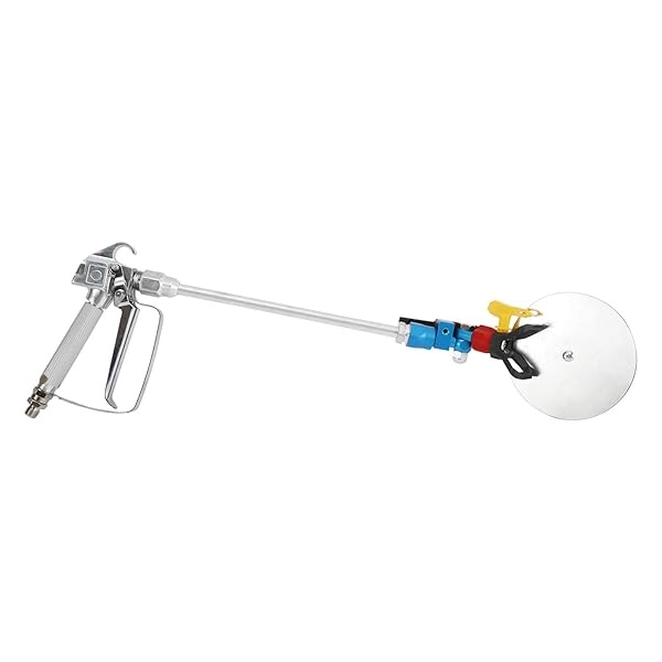 YaeMarine Pistola de pintura sin aire con herramientas de guía de pulverización, 3600 PSI reversible 517 punta y protector de punta, poste de extensión de 12 pulgadas - Image 10