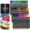 Yagol - Lápices de colores para adultos, 72 lápices de dibujo profesionales de colores, lápices de colores para adultos, principiantes, adolescentes y profesionales.