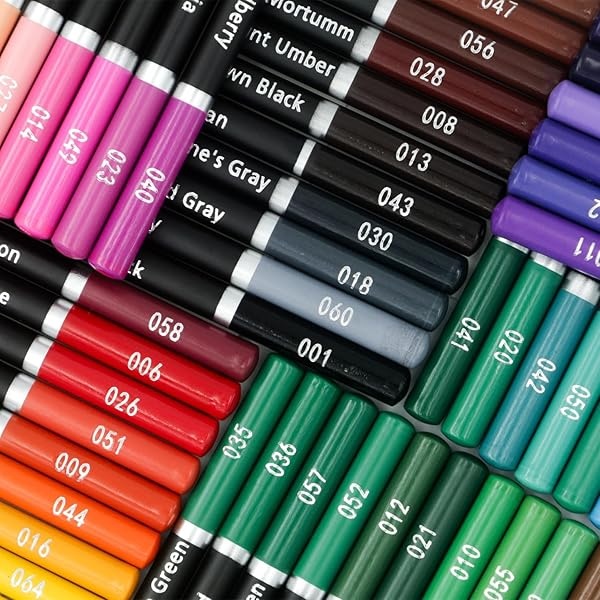 Yagol - Lápices de colores para adultos, 72 lápices de dibujo profesionales de colores, lápices de colores para adultos, principiantes, adolescentes y profesionales. - Image 7