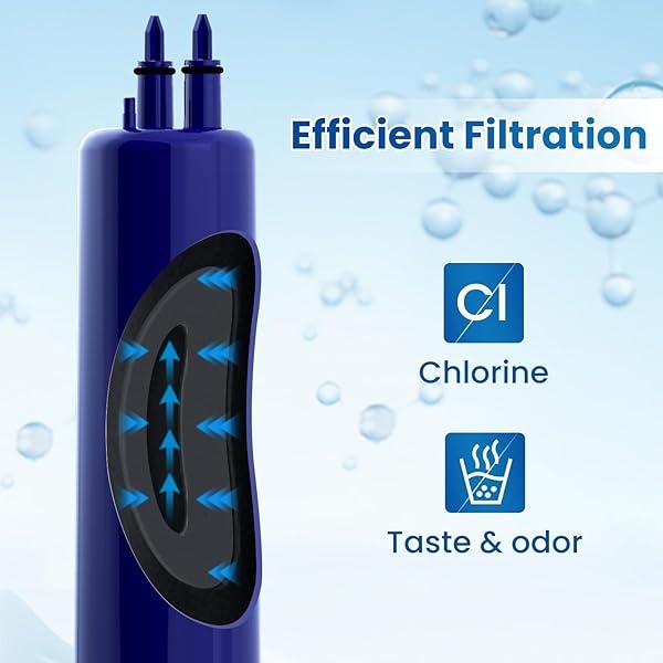 dorado ICEPURE - Filtro de agua para refrigerador 4396841, compatible con filtro Everydrop 3, EDR3RXD1, 4396710, Kenmore 46-9083, 46-9030, filtro de agua para refrigerador, paquete de 3 - Image 4