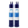 dorado ICEPURE - Repuesto para 4396841, Everydrop Filter 3, 4396710, EDR3RXD1, Kenmore 46-9083, 46-9030, filtro de agua para nevera, paquete de 2