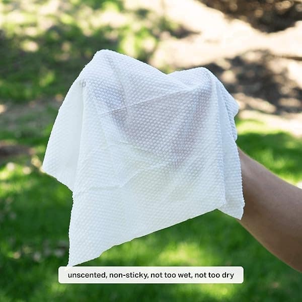 everyHERO Toallitas de ducha corporal y cara para adultos (20 unidades) – sin perfume, extra grandes de 13 x 12 pulgadas, biodegradables, sin enjuague, toallitas limpiadoras para camping, deportes, viajes y mucho más - Image 6