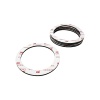 iSonic Cinta circular de doble cara para protectores de etiquetas MVR, paquete de 5