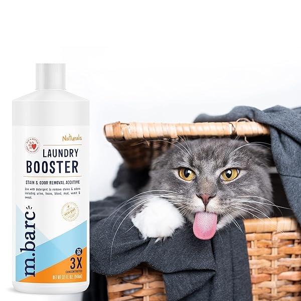m.barc Naturals Pet Laundry Detergente Booster – Aditivo para eliminar manchas y olores 32 onzas (paquete de 2) – Elimina manchas y olores de la ropa de mascotas, ropa, ropa de cama y mucho más. - Image 8