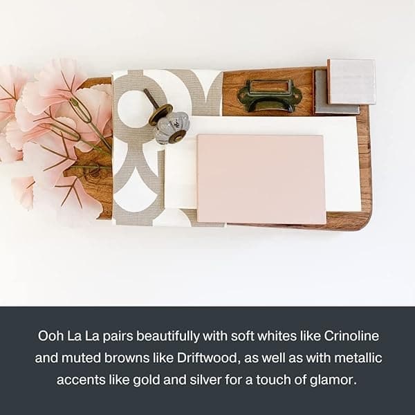Pintura estilo gis – para muebles, decoración del hogar, manualidades, ecológico, todo en uno – no necesita cera – Colores colección Lustrum, Oooh La La, pint (16 oz), 1 - Image 9