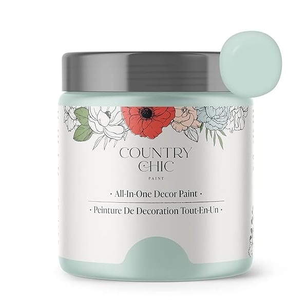 Pintura estilo gis – para muebles, decoración del hogar, manualidades, ecológico, todo en uno – no necesita cera – Colores colección Lustrum, Fancy Frock, pint (16 oz), 1