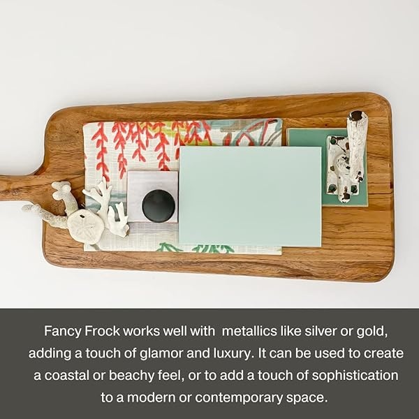 Pintura estilo gis – para muebles, decoración del hogar, manualidades, ecológico, todo en uno – no necesita cera – Colores colección Lustrum, Fancy Frock, pint (16 oz), 1 - Image 9