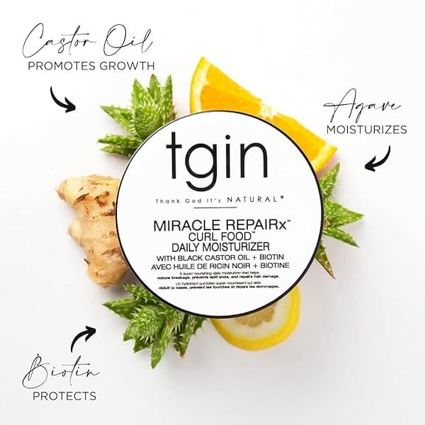 tgin Miracle RepaiRx Curl Food Daily Moisturizer For Natural Hair - Dry Hair - Curly Hair - Image 4
