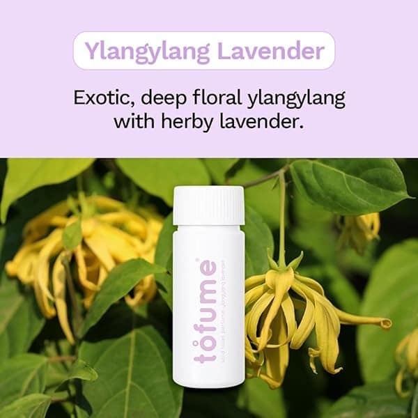 tofume, Efervescente Sólido Natural Baño Eliminador de Olor, Ylangylang-Lavanda 30 tabletas, 3botts - Image 3